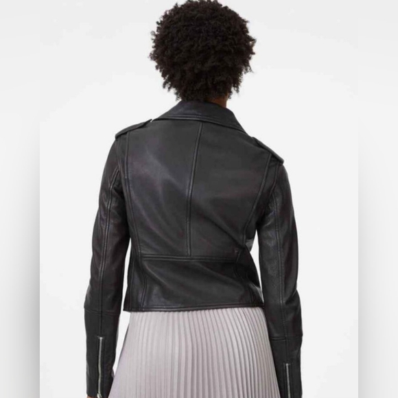 club monaco leather jacket - Picture 3 of 6